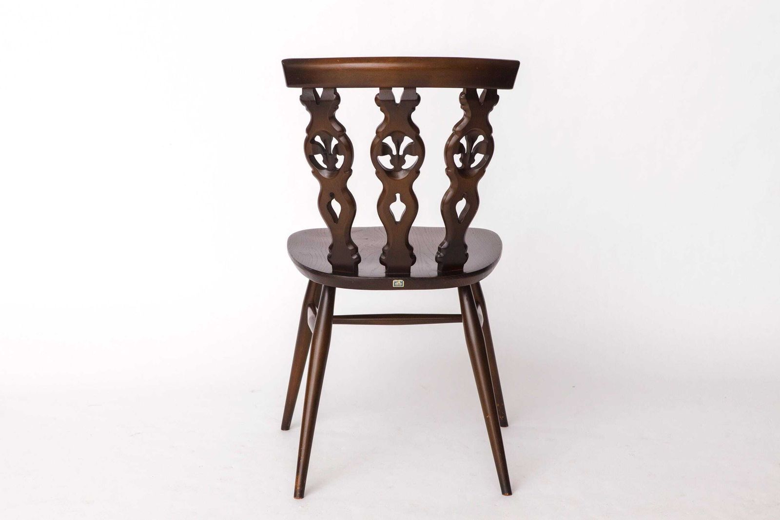 photo furniture Set Of 6 Mid Century Elm Dining Chairs By Ercol – Vintage English Chairs, 1960s
