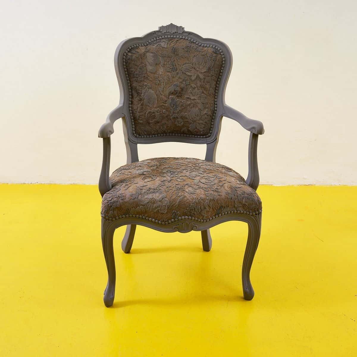 Vintage Wooden Armchair From The 1930s/40s