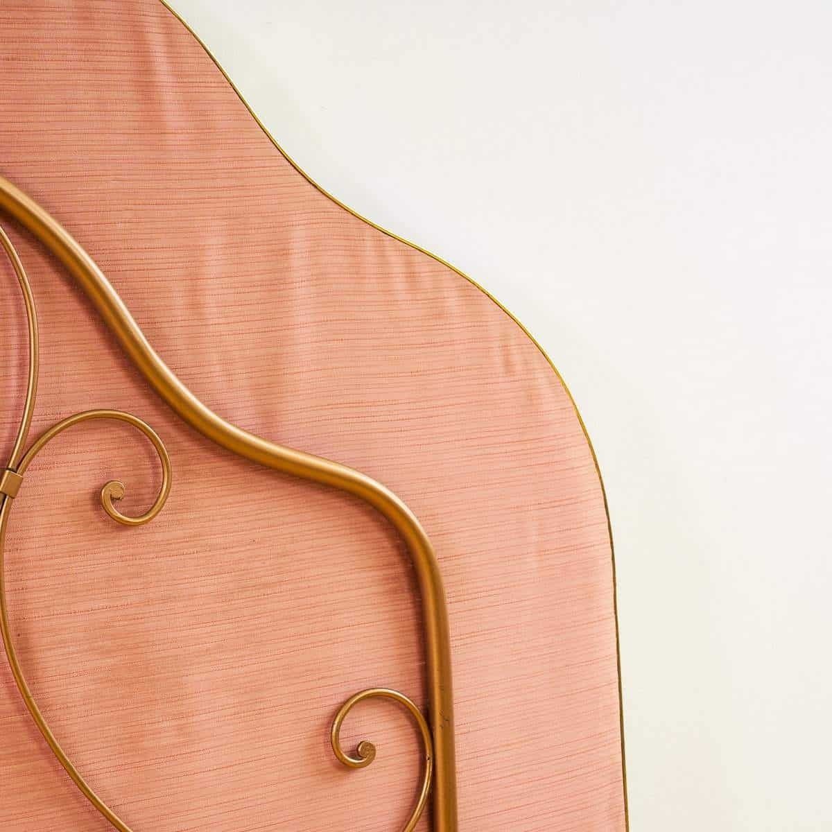 Elegant Wooden And Metal Headboard photo 710.0