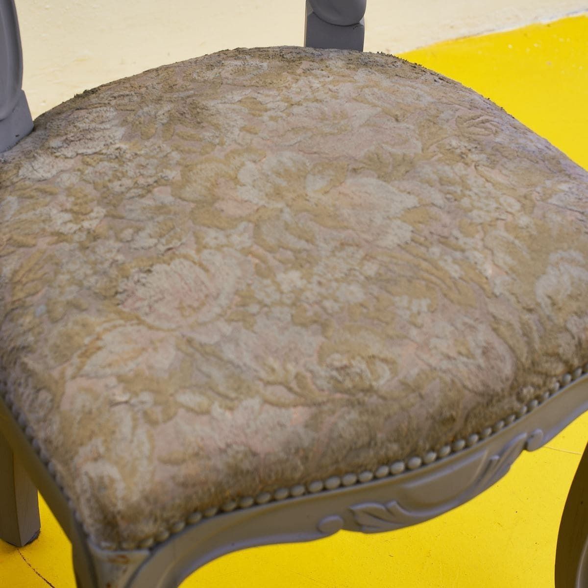 Elegant Vintage Chairs With Fabric Upholstery From The 1940s, 3 Pieces photo 470.0