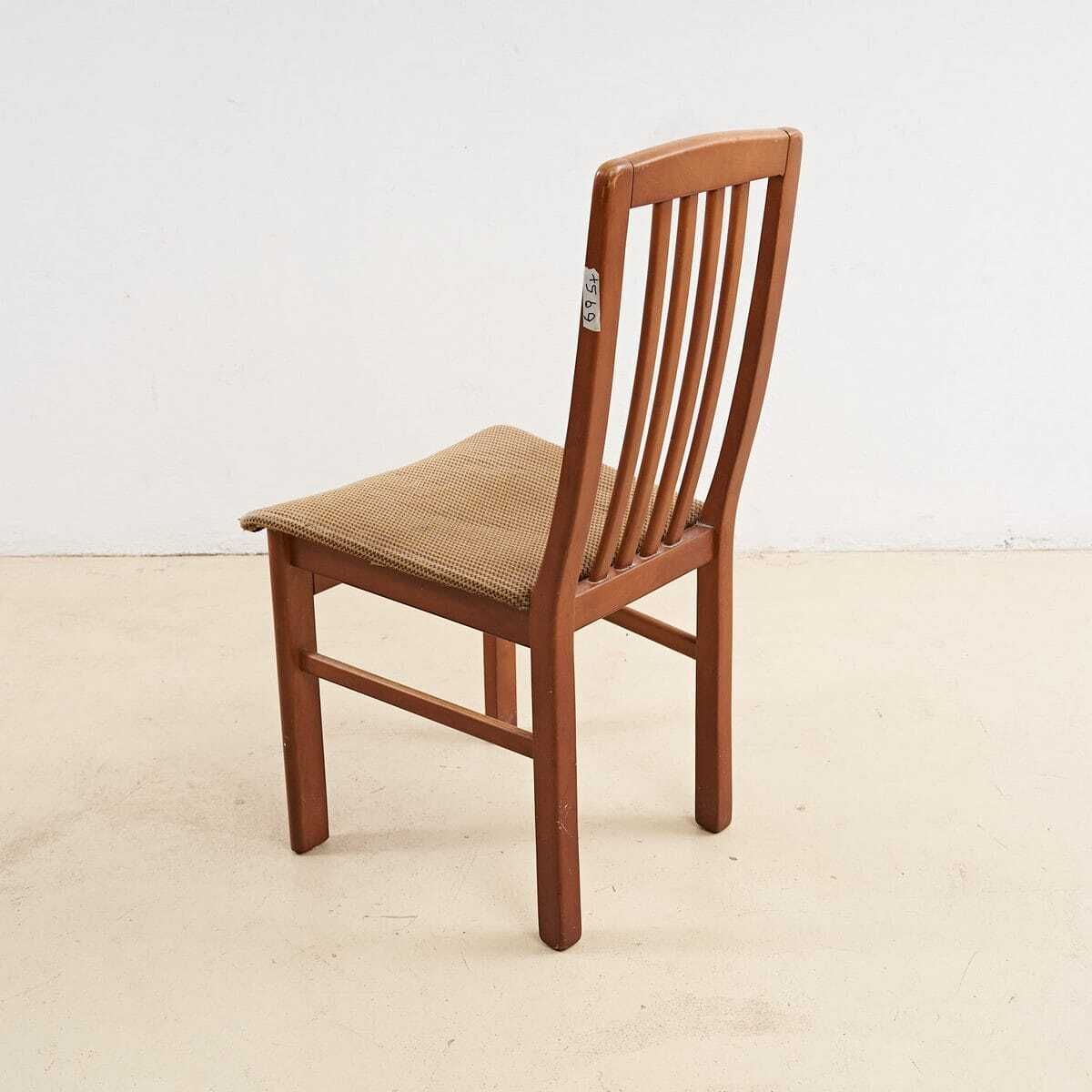 Simple Wooden Chair With Padded Seat photo Furniture