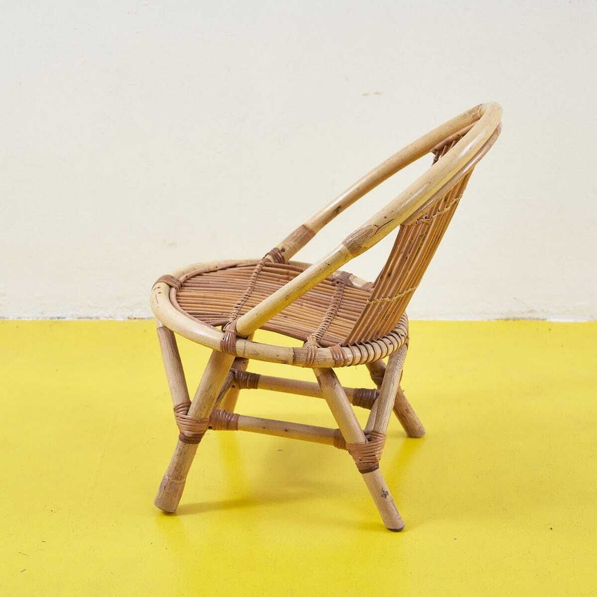 Small Bamboo Armchair, 2000s, Contemporary