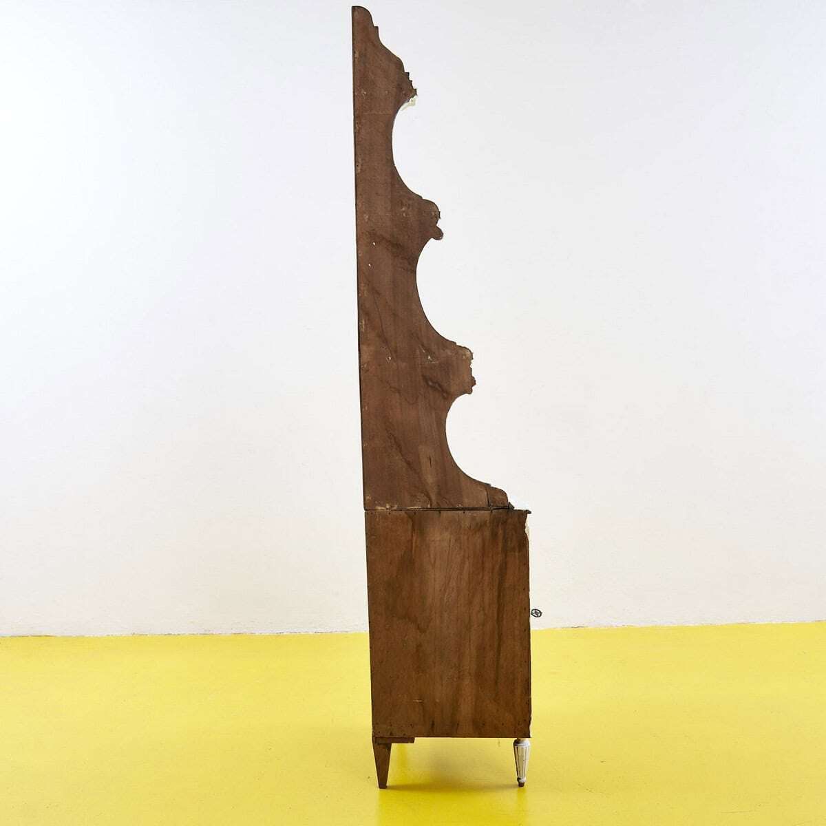 Elegant Wooden Column Cabinet, 1920s photo vinterior