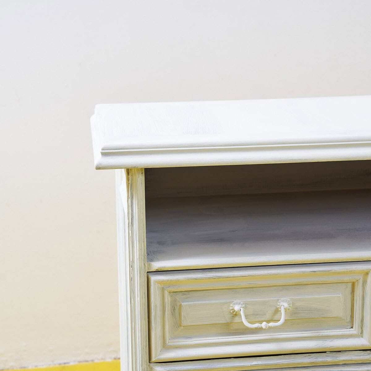 Small White Wooden Sideboard, 2010s photo Furniture