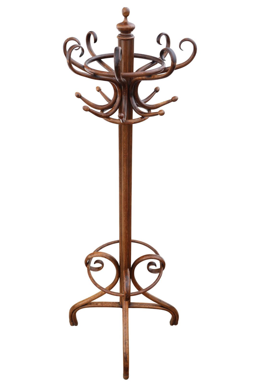Antique Quality Bentwood Hall Stand For Hats, Coats, Sticks, And Umbrellas photo furniture