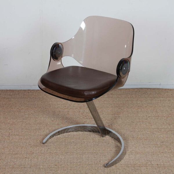 Vintage Chair In The Style Of Boric Tabacoff, 1970