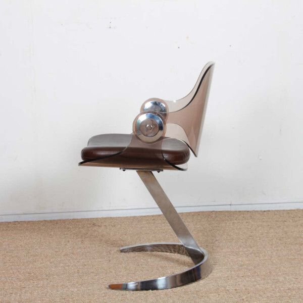 Vintage Chair In The Style Of Boric Tabacoff, 1970 photo buy