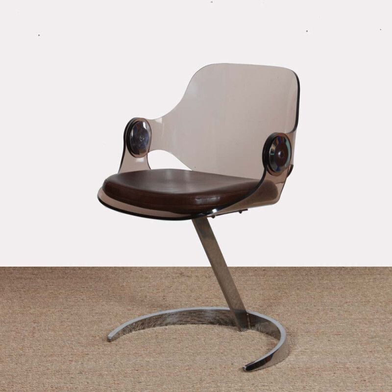 1010.0 Vintage Chair In The Style Of Boric Tabacoff, 1970 photo