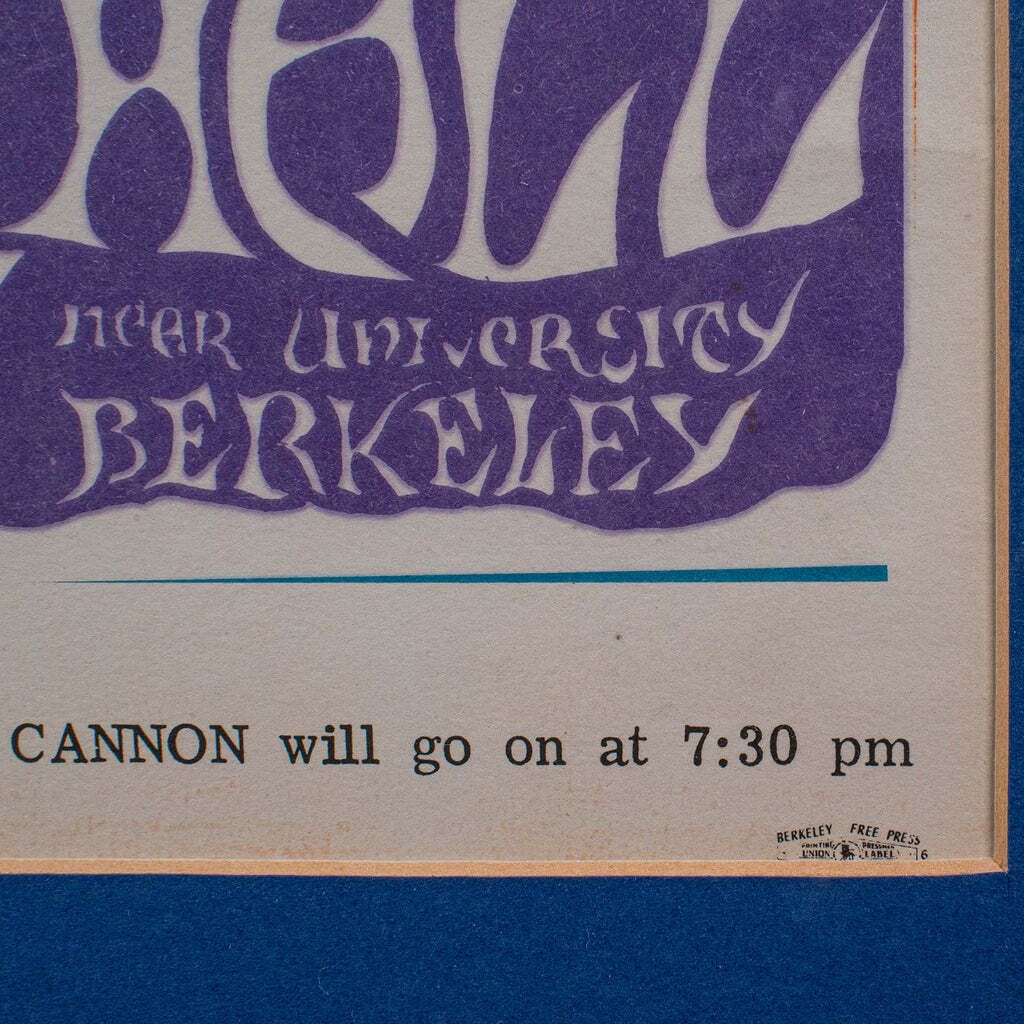 photo for sale Original Concert Poster, American, Psychedelic Art, Berkeley Free Press, C.1970