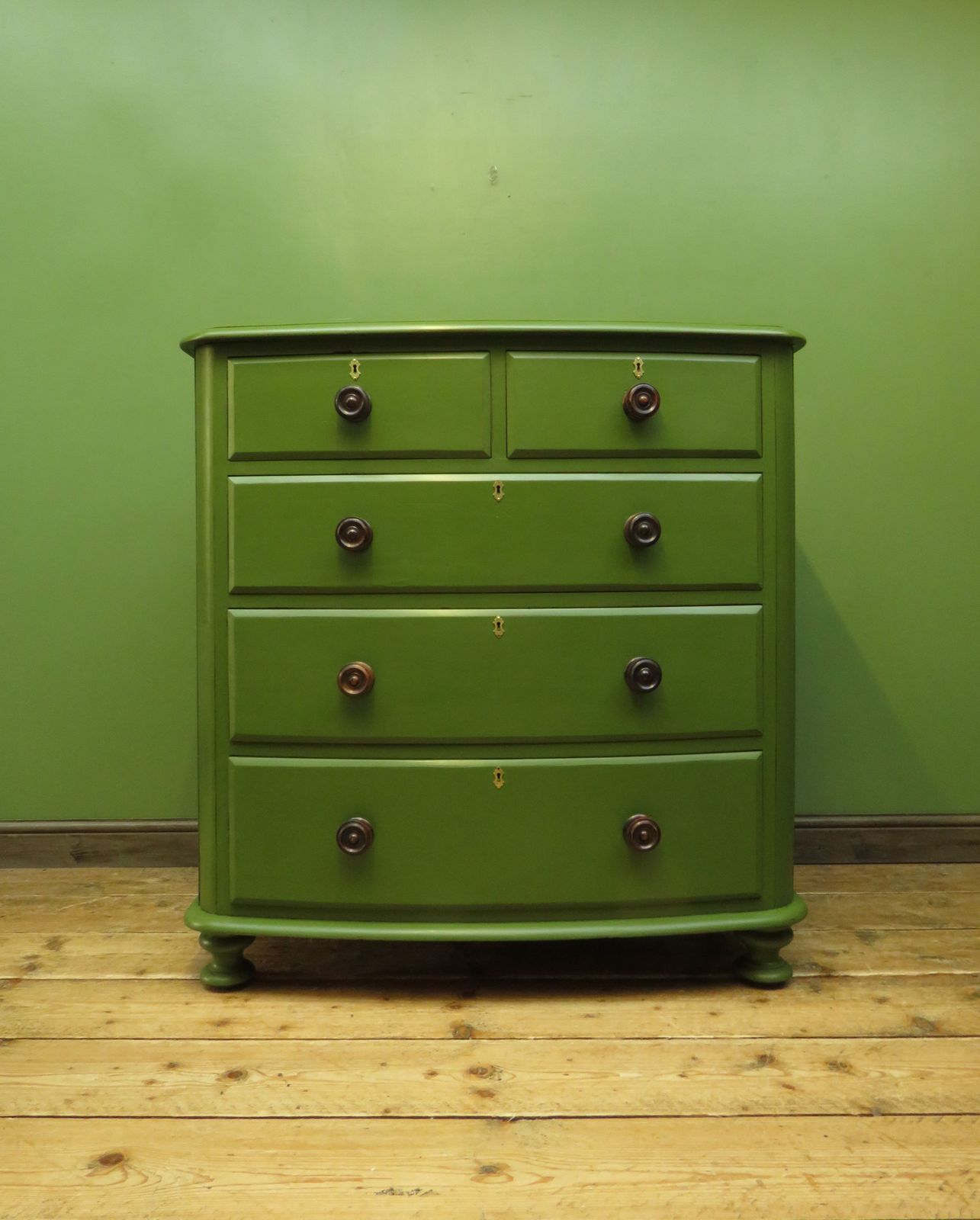 Antique Green Bow Chest Of Drawers photo buy