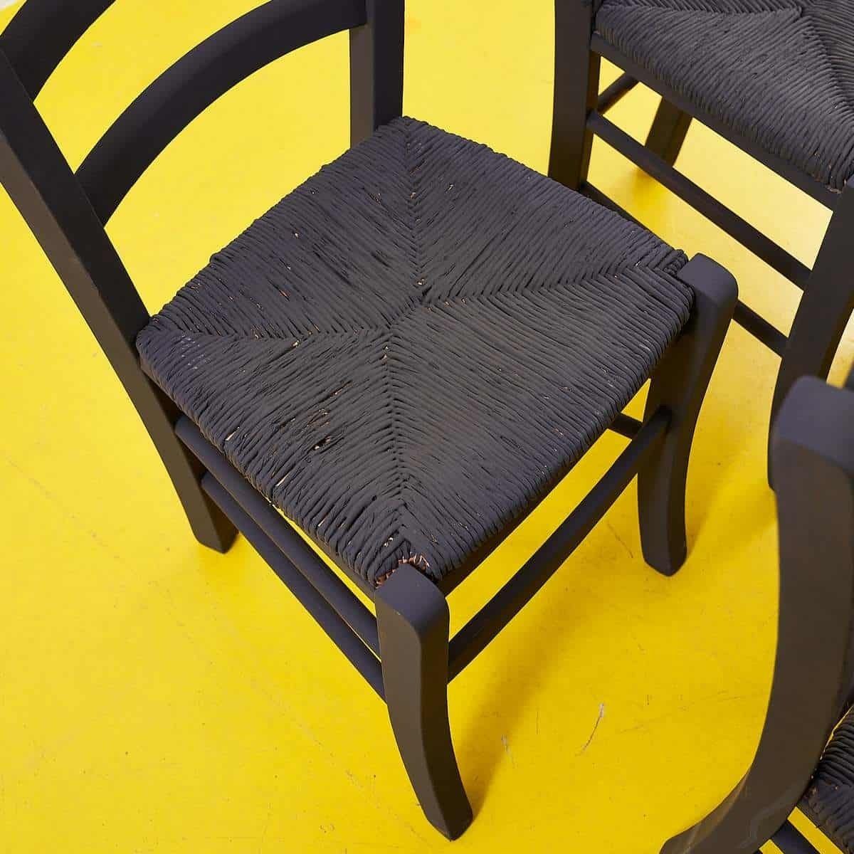 Elegant Rustic Style Chairs 4 Pieces photo 764.0
