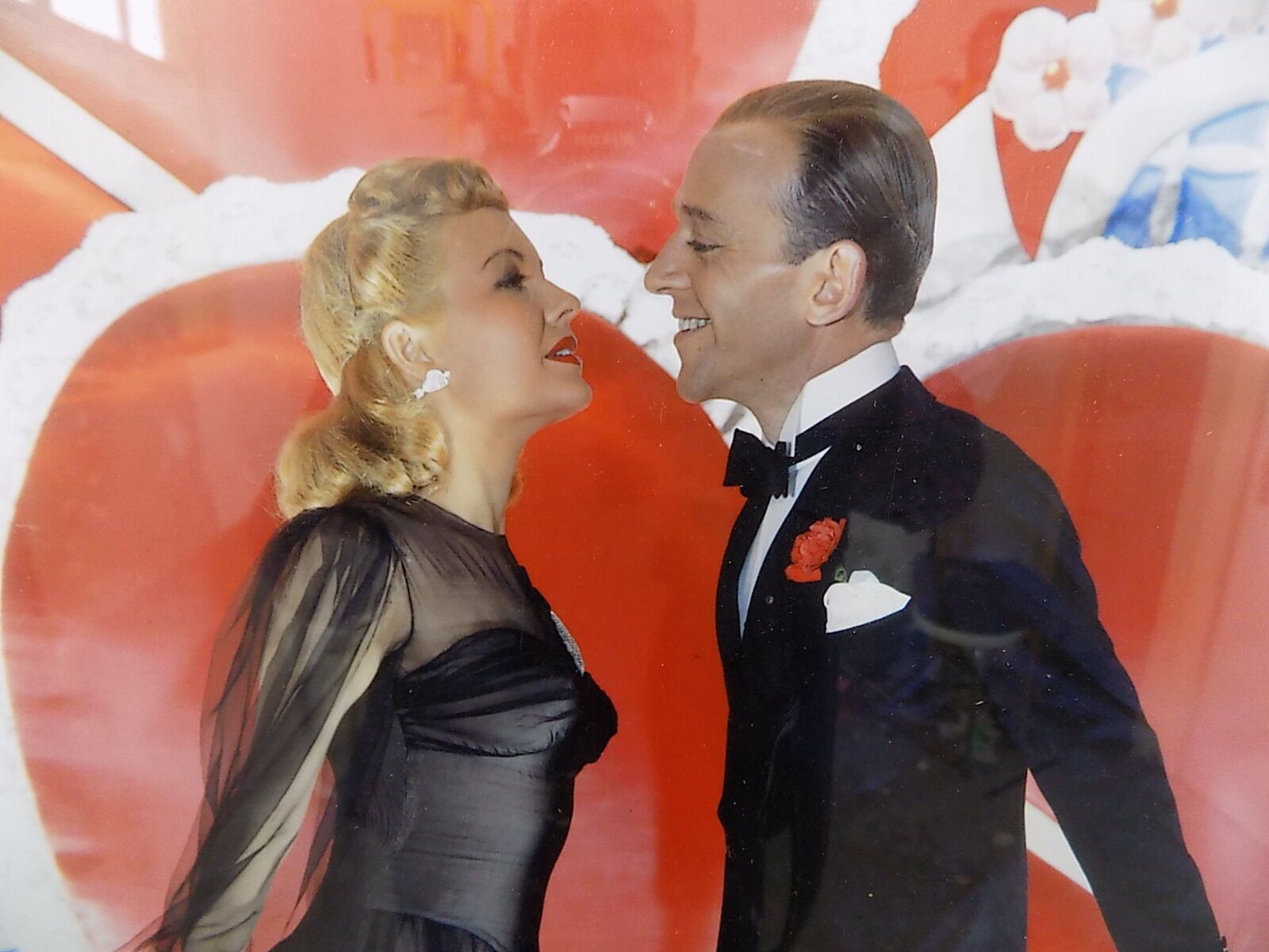 Framed,Colour,Photographic Print,Fred Astaire,Ginger Rogers,Photo,Print,Cinema photo furniture