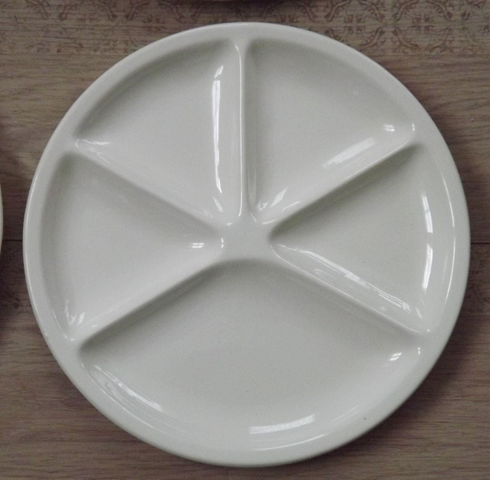 Décoration Lot de 6 assiettes à fondue vintage Le Creuset - années 1960/70 - Made In France photo
