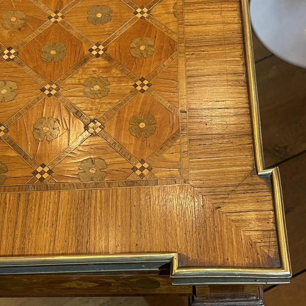 Louis XVI Directoire Inlaid Table / Desk, 19th Century photo buy