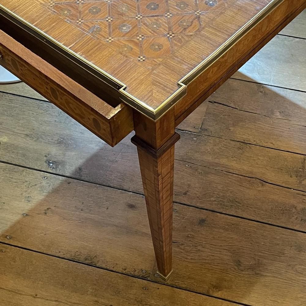 photo for sale Louis XVI Directoire Inlaid Table / Desk, 19th Century