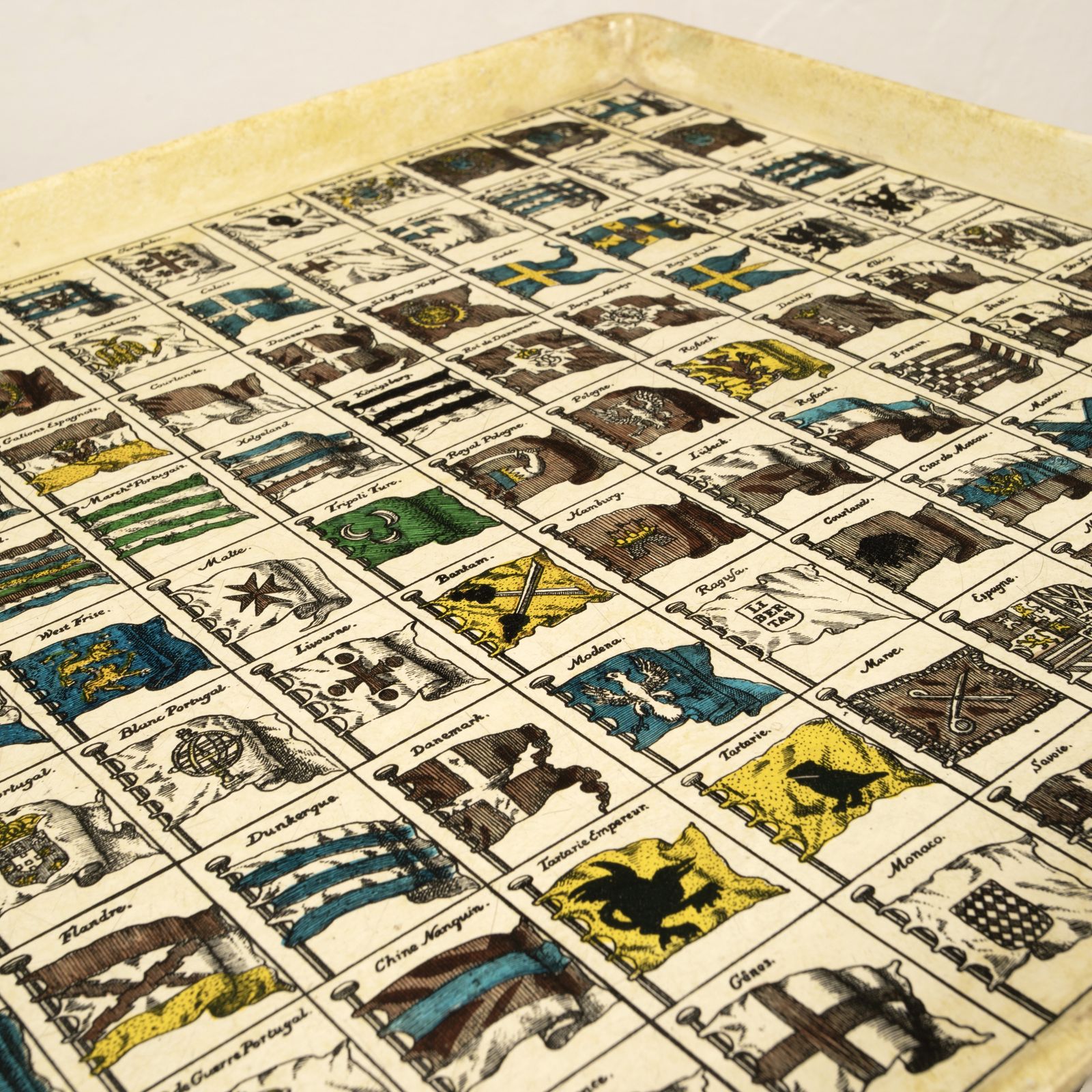 Heraldic Tray Table By Piero Fornasetti 1950 photo vintage