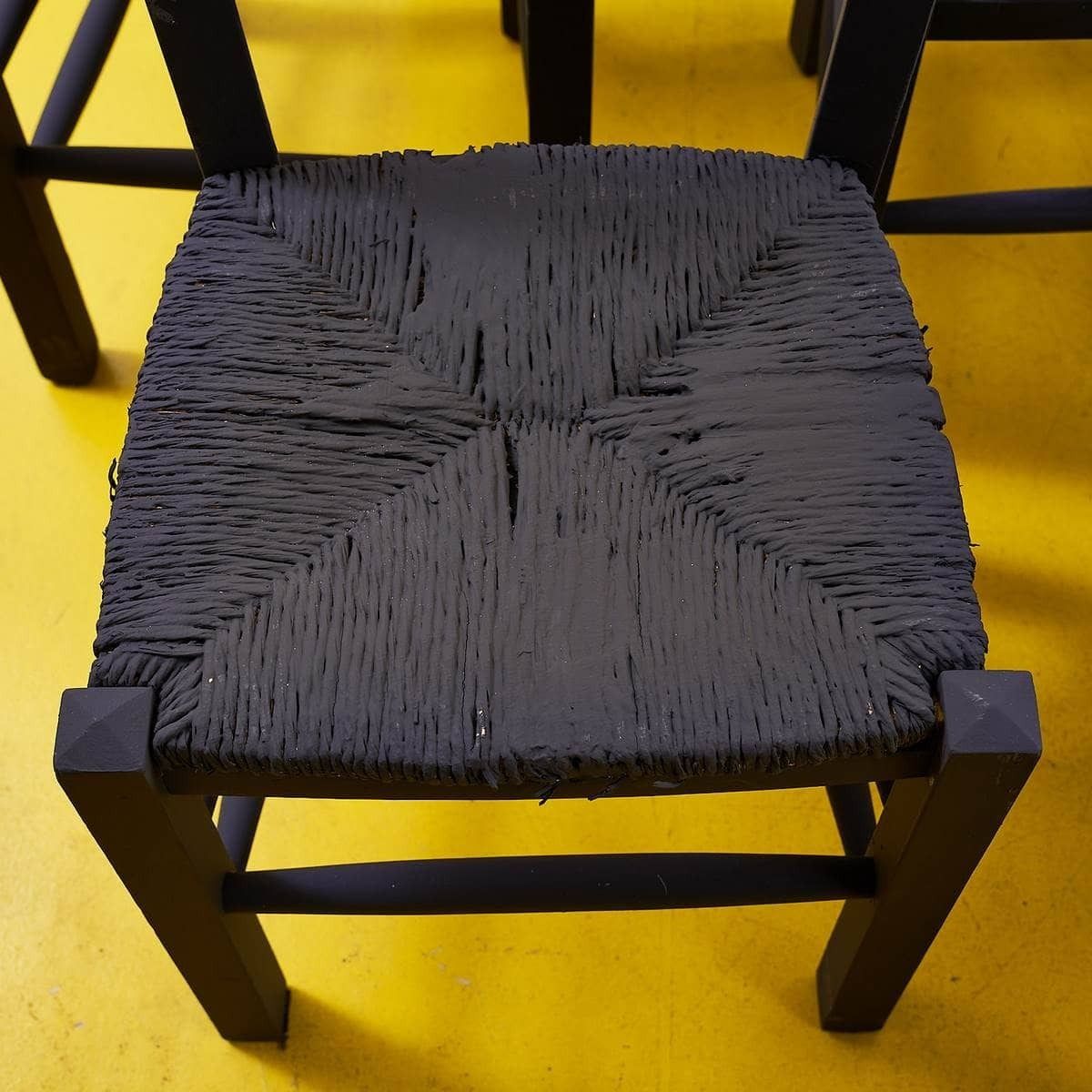 Elegant 9 Piece Black Wooden Chairs photo Furniture