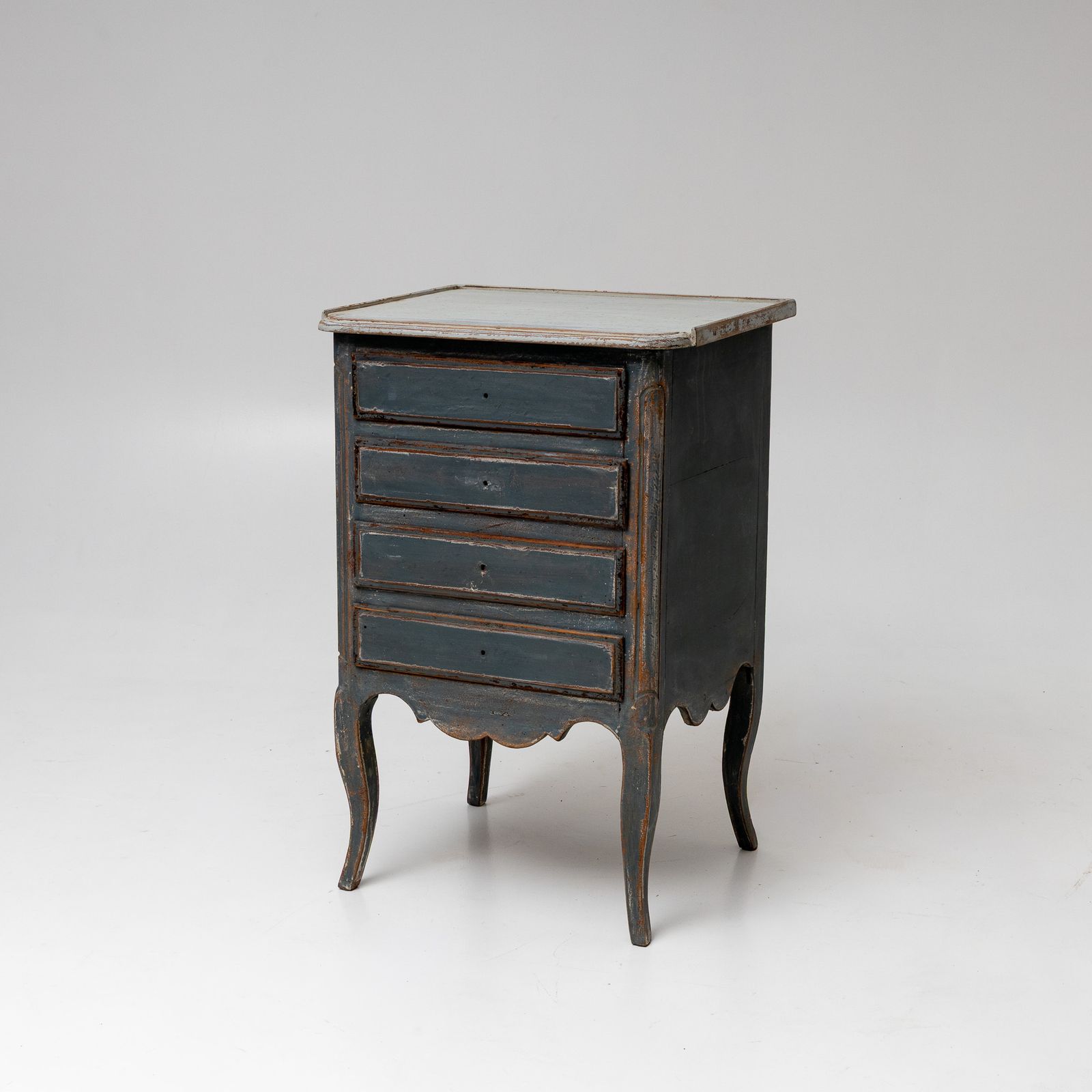 Blue Pinewood Commode In Baroque Style, 19th Century photo buy