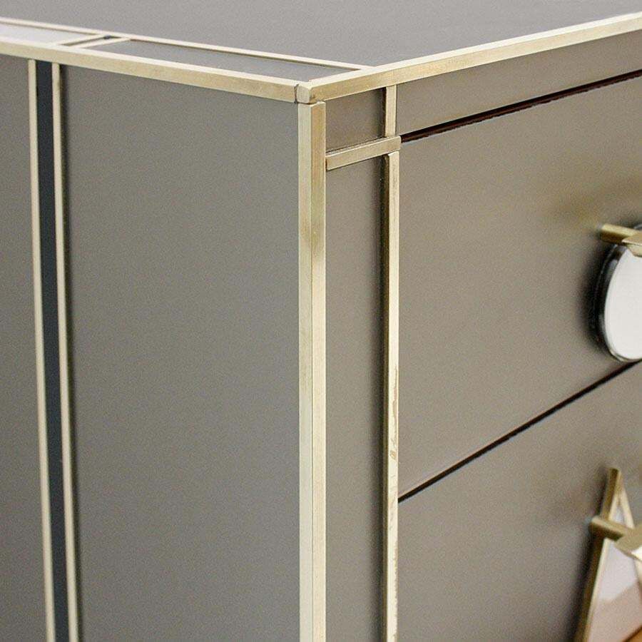 Midcentury Style Large Italian Commode Composed Of Seven Drawers photo 6657.0