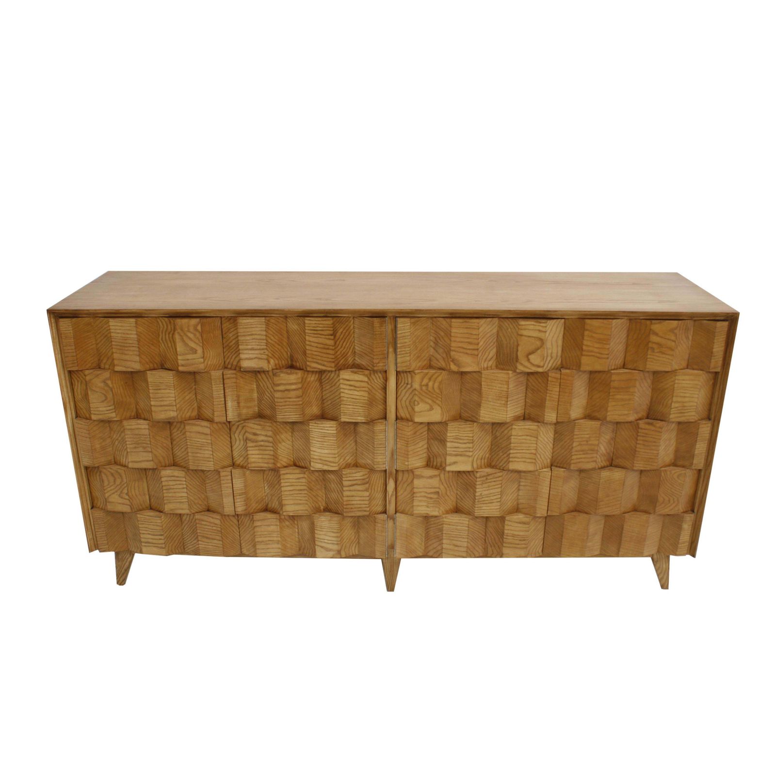 Mid Century Modern Style Oakwood Italian Sideboard Designed By L. A. Studio photo furniture