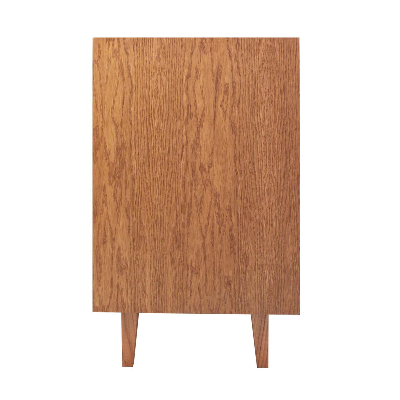 Mid Century Modern Style Oak Wood Pair Of Italian Sideboards By L.A Studio photo vinterior