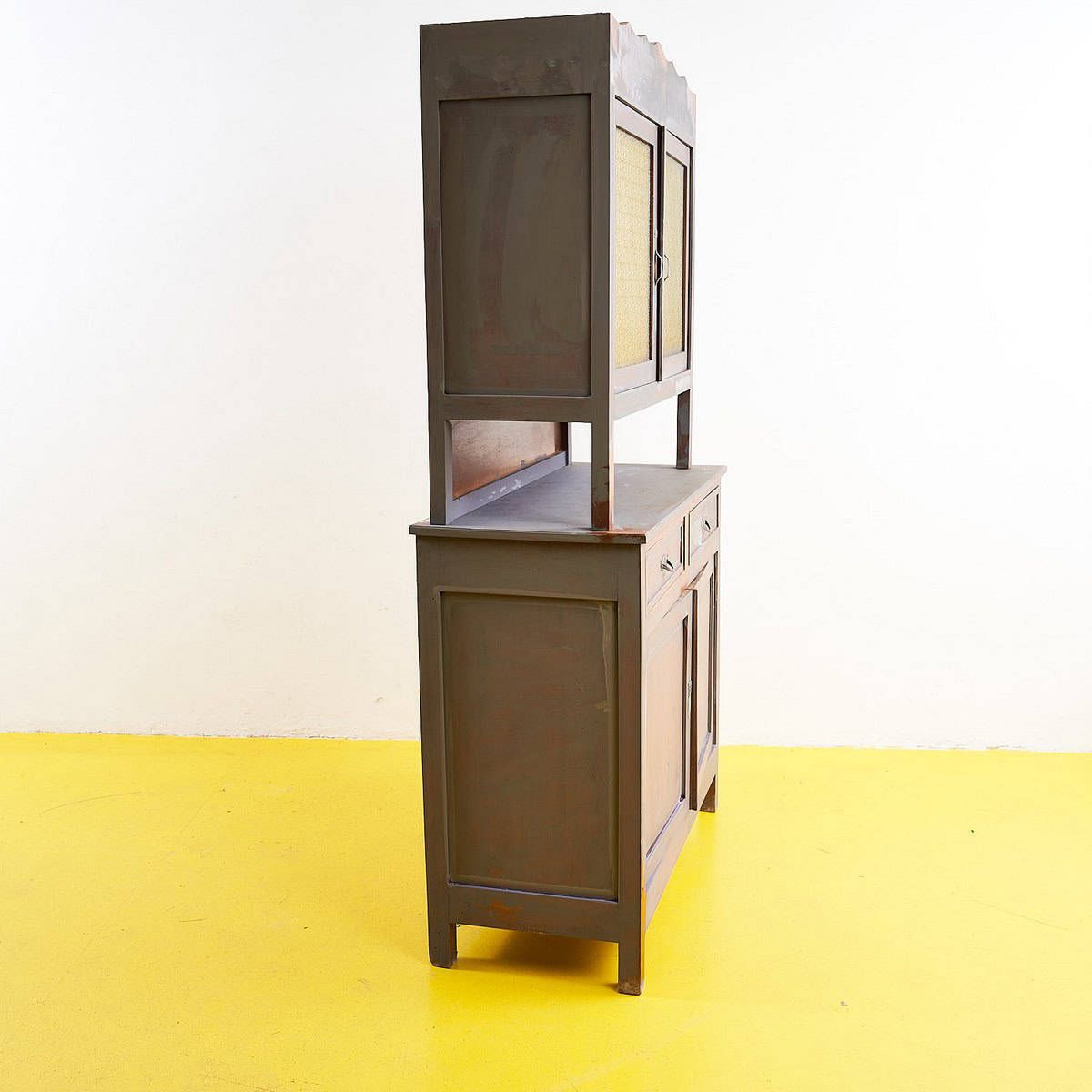 photo for sale Vintage Wooden Sideboard With Showcases