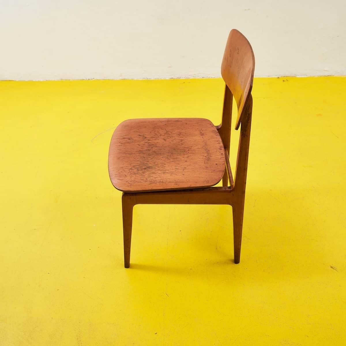 Vintage Wooden Chair With Elegant Design photo vintage