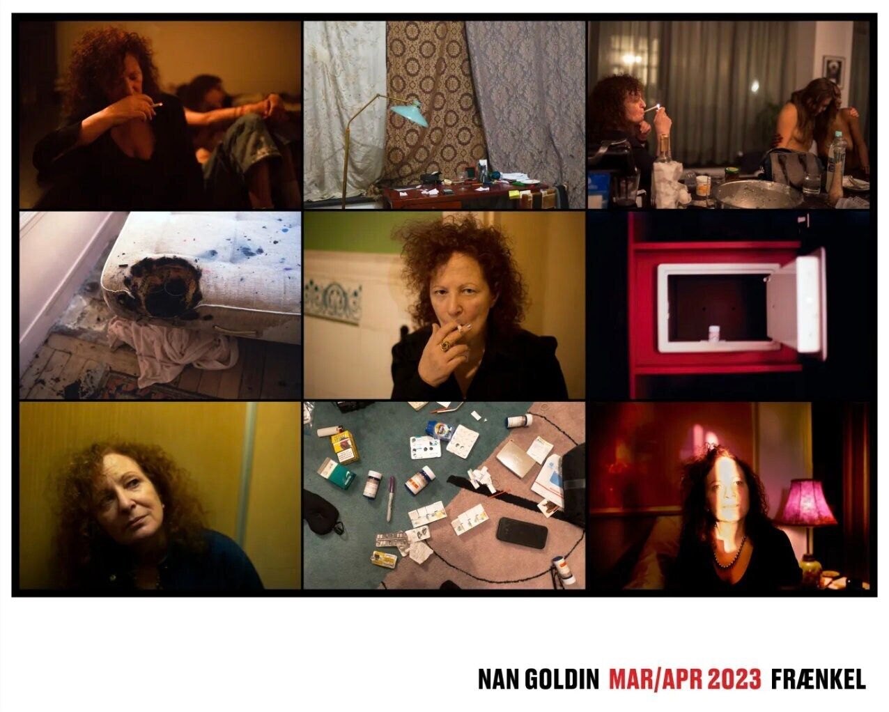 Original Nan Goldin Exhibition Print The Ballad Of Sexual Dependency Stunning Exhibition Poster From The Female Artist Photographer