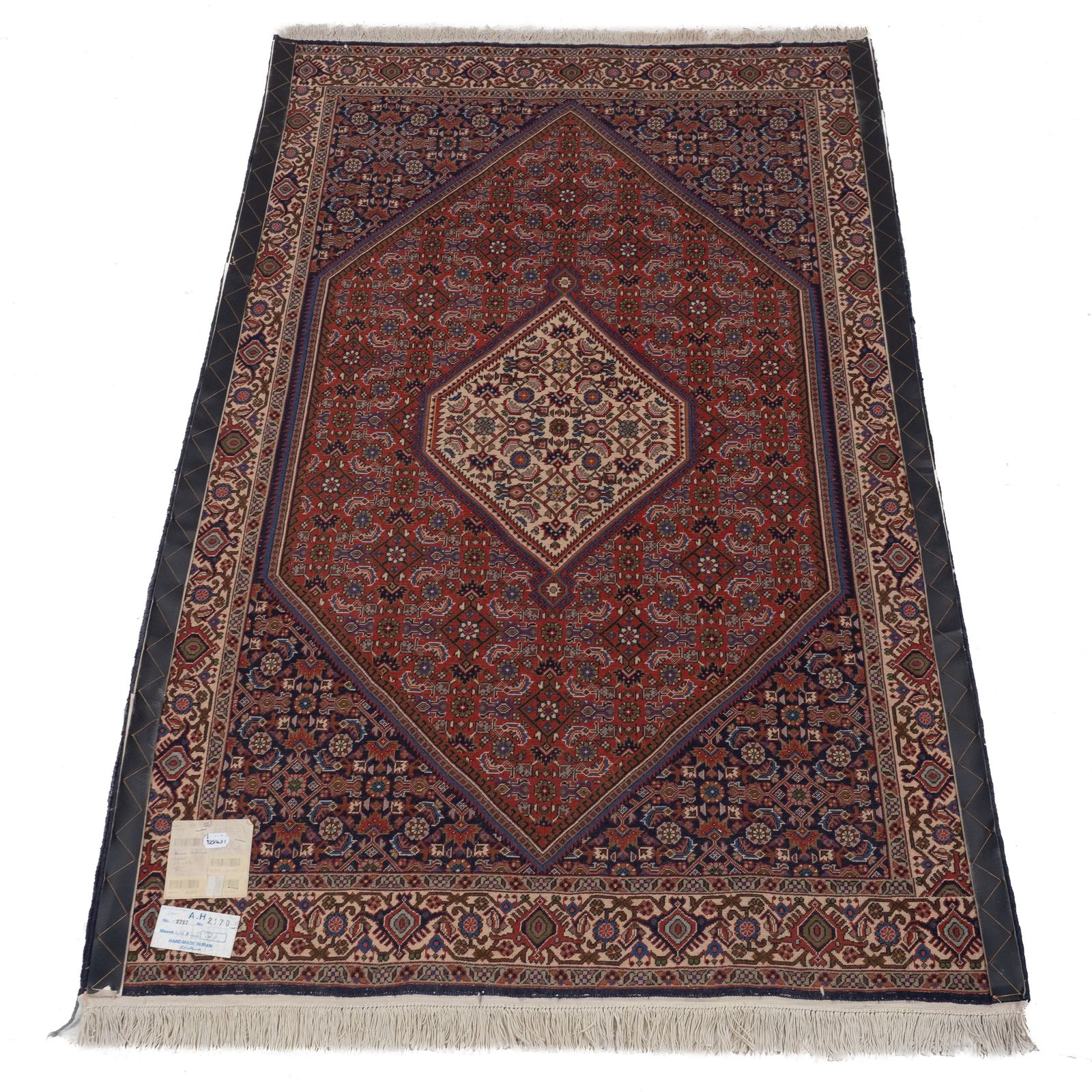 photo vinterior Royal Bidjar Oriental Hand Woven Wool Rug With Herati Pattern 180 × 109cm (5'10 ⅞" × 3'6 ⅞" Handmade Carpet)