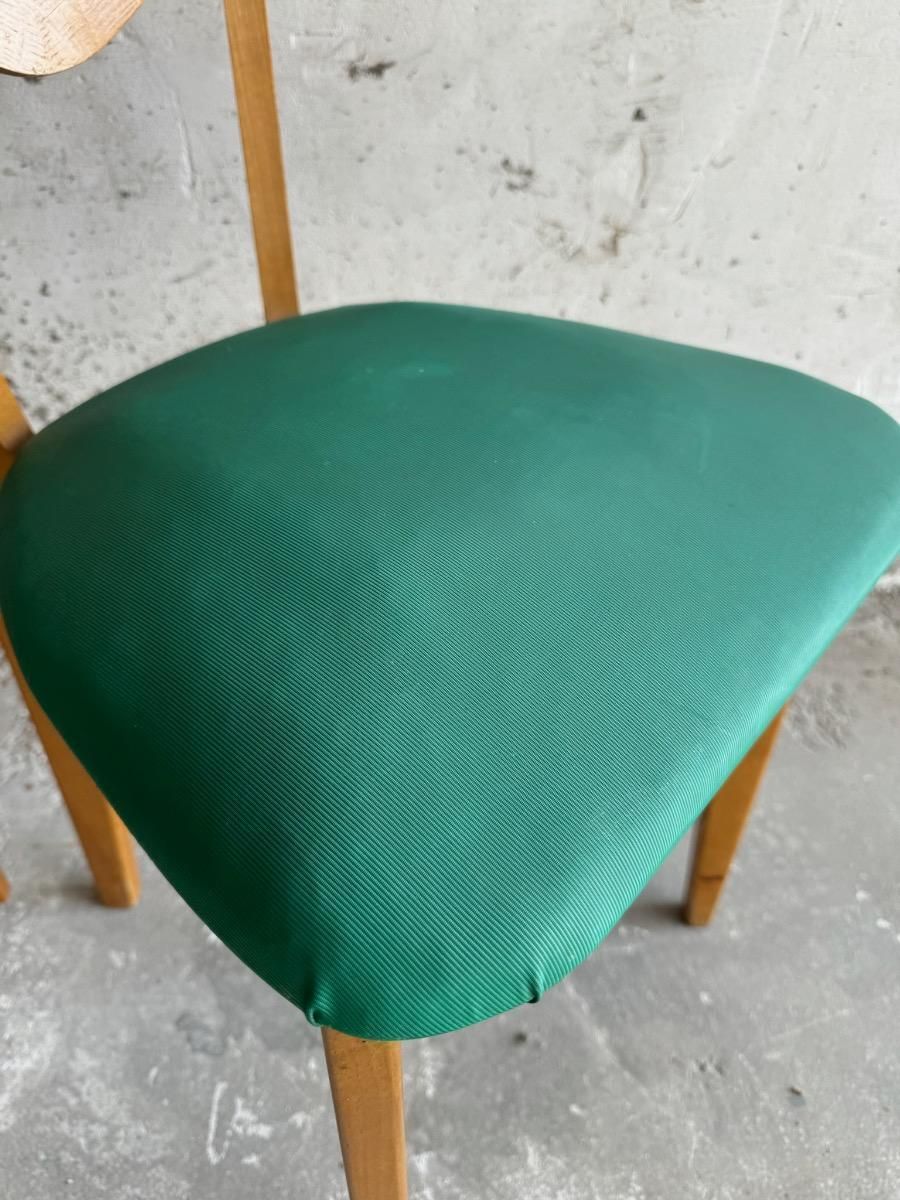 photo vinterior Heart Model Chairs By René Jean Caillette, France, 1950s, Set Of 6