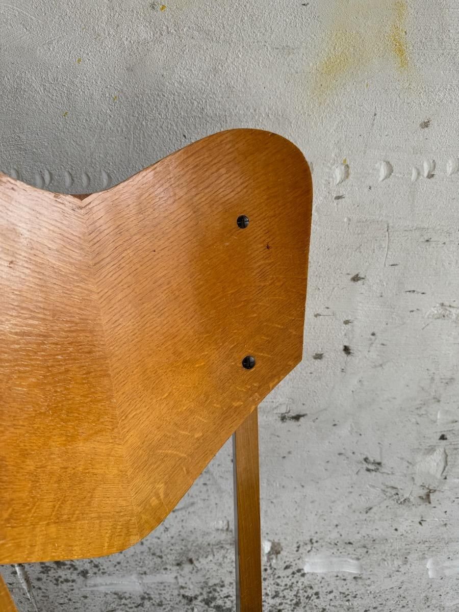 photo vintage Heart Model Chairs By René Jean Caillette, France, 1950s, Set Of 6