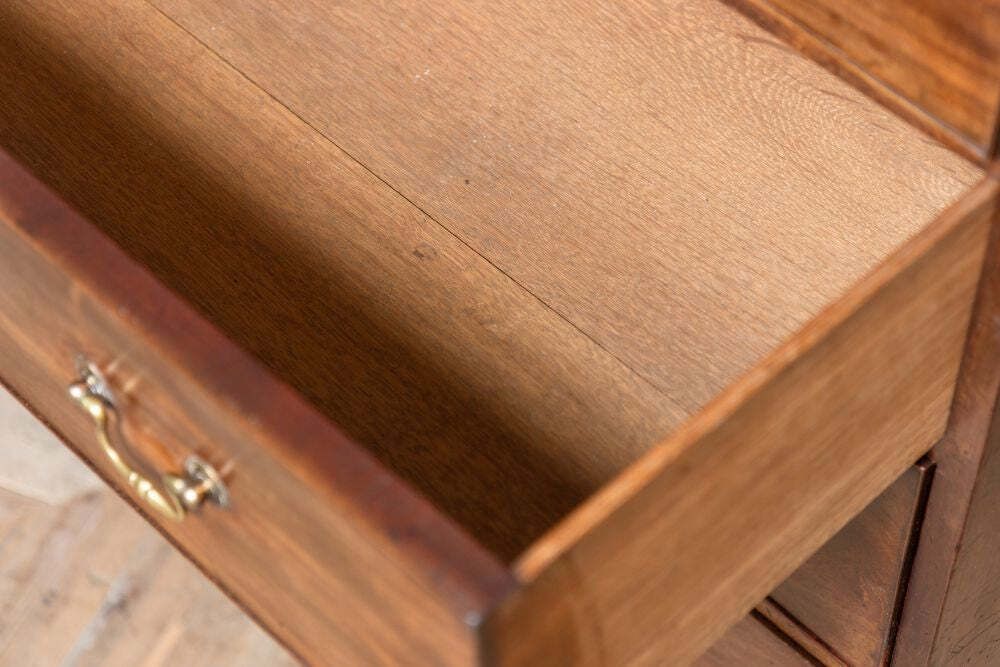 Furniture Vintage Mahogany George III Secretaire Chest photo