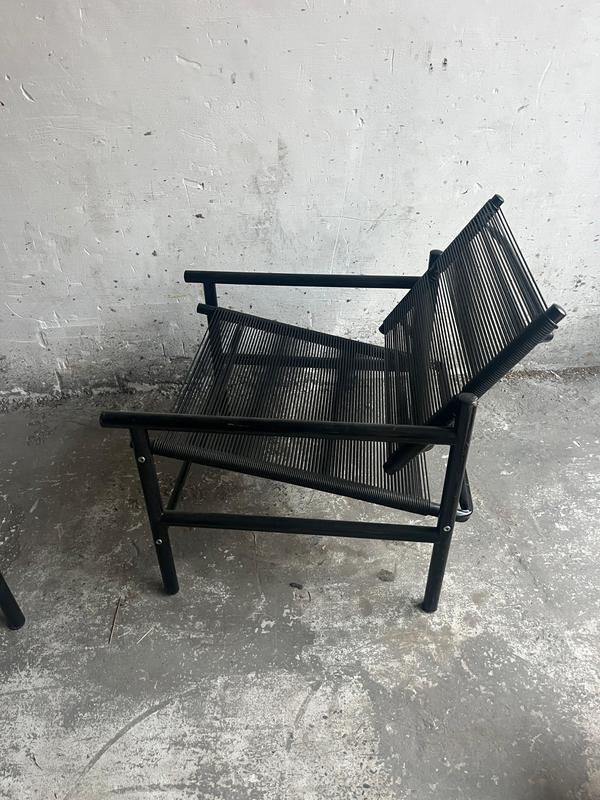 Spaghetti Lounge Chairs By Giandomenico Belotti For Cmp Padova, 1980s, Set Of 2 photo Furniture