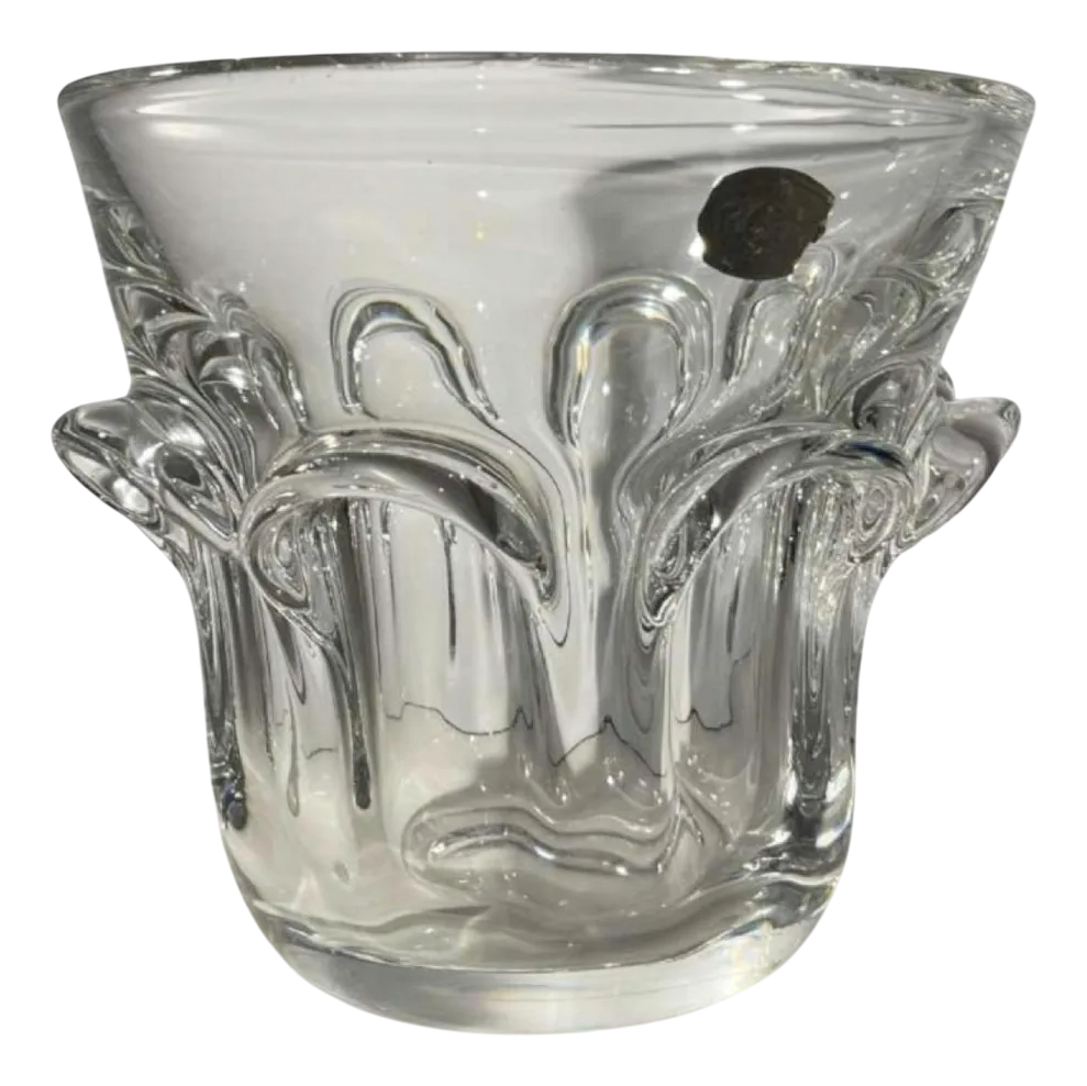 Crystal Champagne Bucket By Antonio Guido Bon For Val Saint Lambert, 1950s 1960s