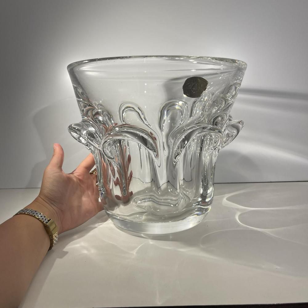 Kristallen Champagnekoeler Van Antonio Guido Bon Voor Val Saint Lambert, Ca. Jaren 1950–1960 photo furniture