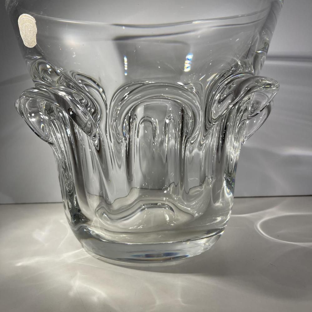 photo furniture Crystal Champagne Bucket By Antonio Guido Bon For Val Saint Lambert, 1950s 1960s