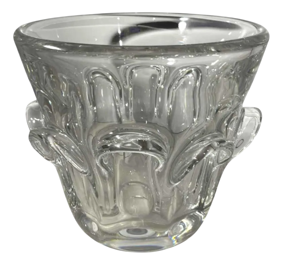 Crystal Champagne Bucket By Antonio And Guido Bon For Val Saint Lambert, 1950s 1960s
