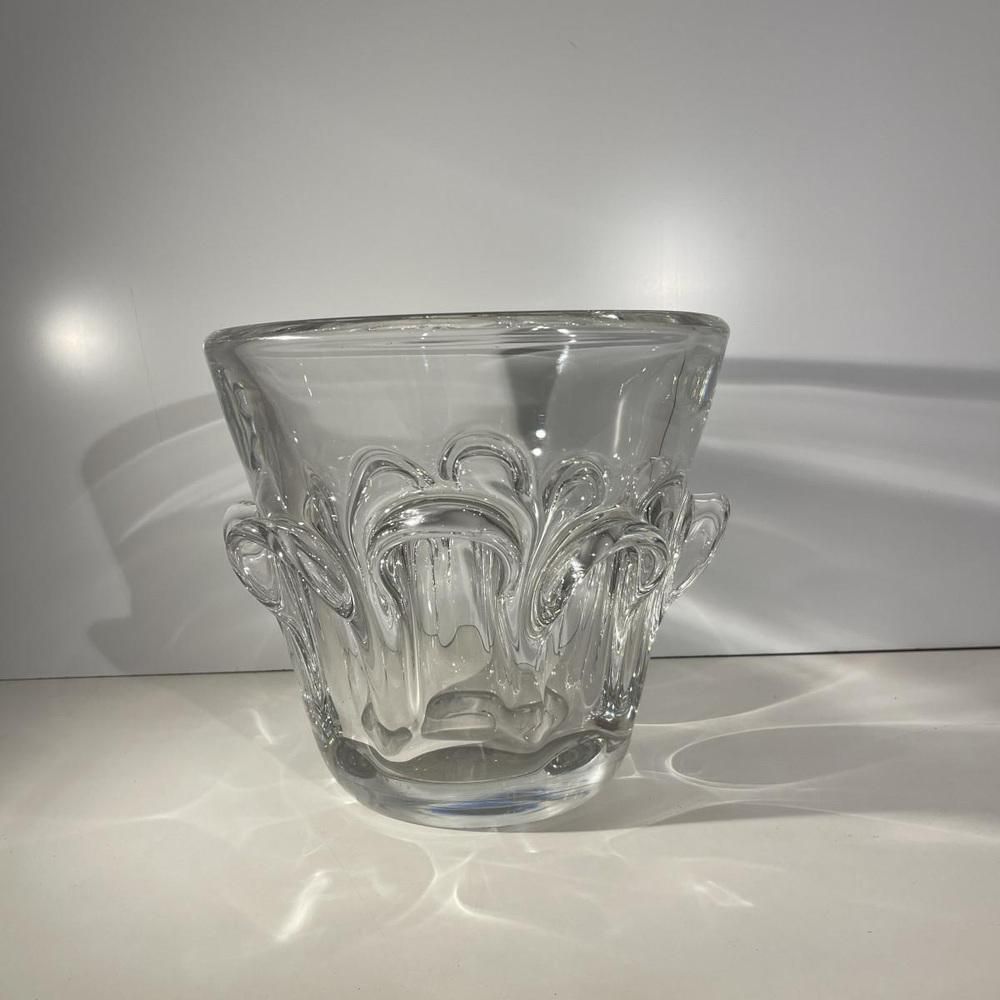 Crystal Champagne Bucket By Antonio And Guido Bon For Val Saint Lambert, 1950s 1960s photo vinterior
