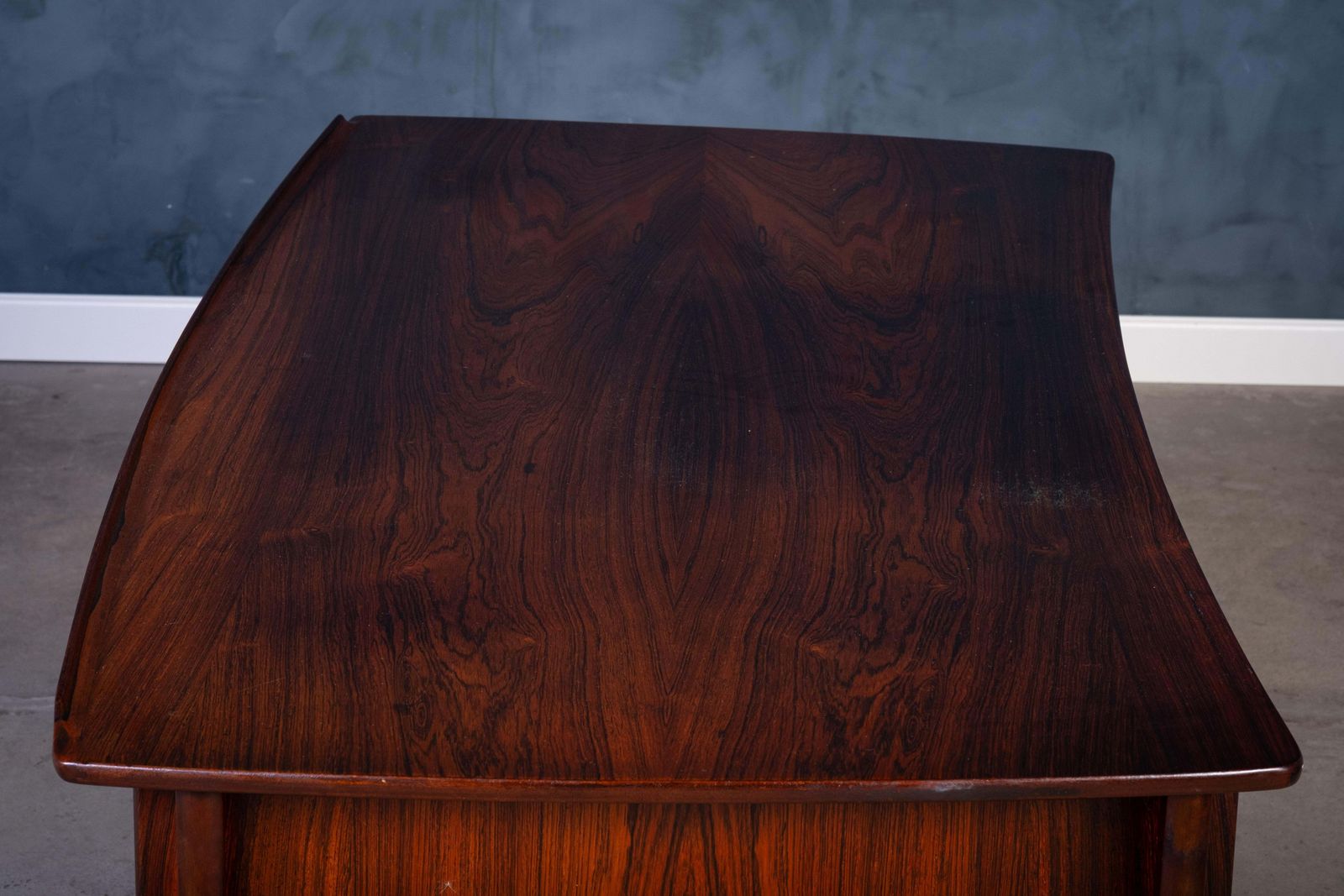 Furniture Rosewood Desk By Svend Aage Madsen For H.P. Hansen, 1960s photo
