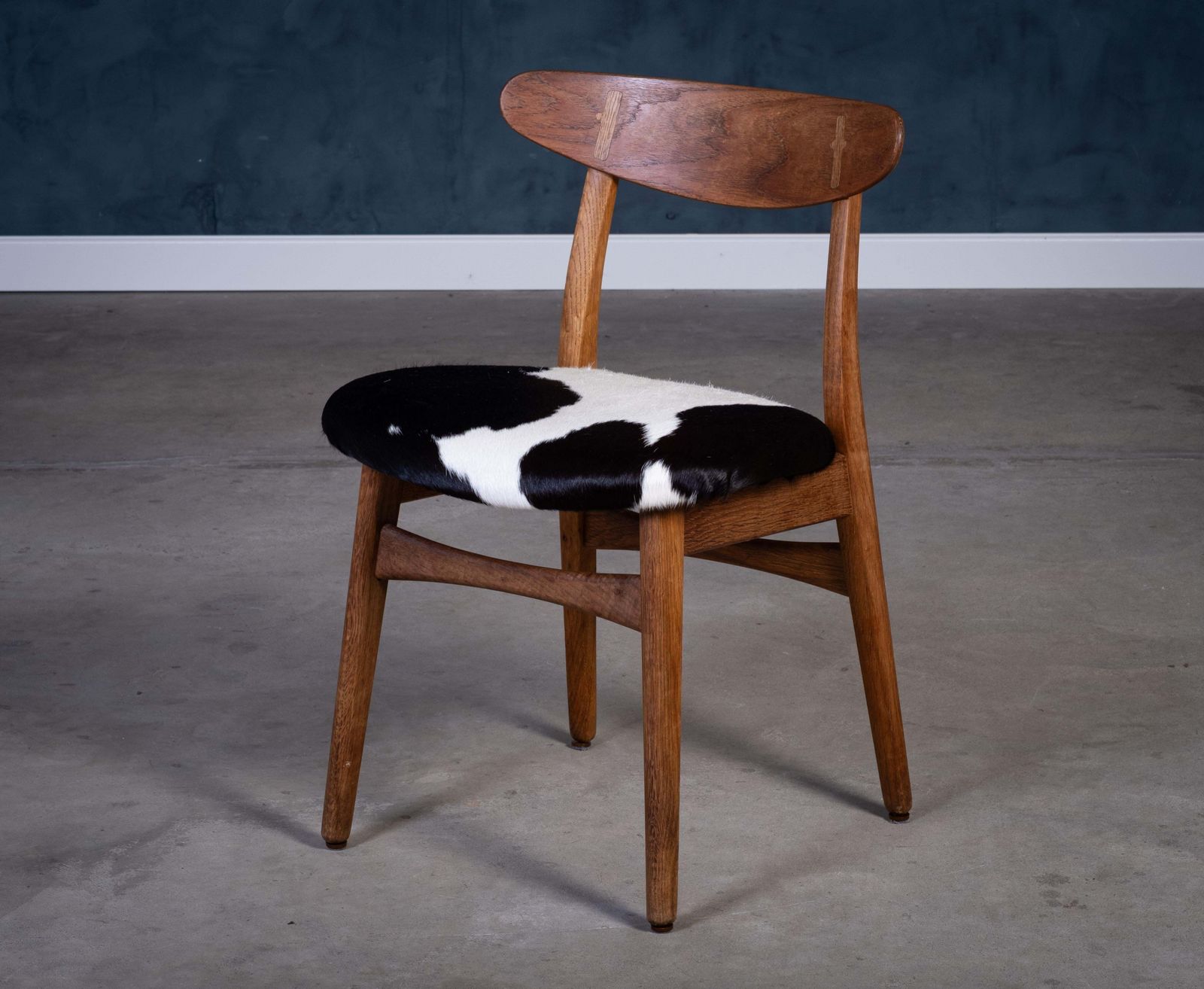 Set Van 4 Ch30 Eetkamerstoelen Van Hans J. Wegner Voor Carl Hansen & Søn, 1952 photo vintage