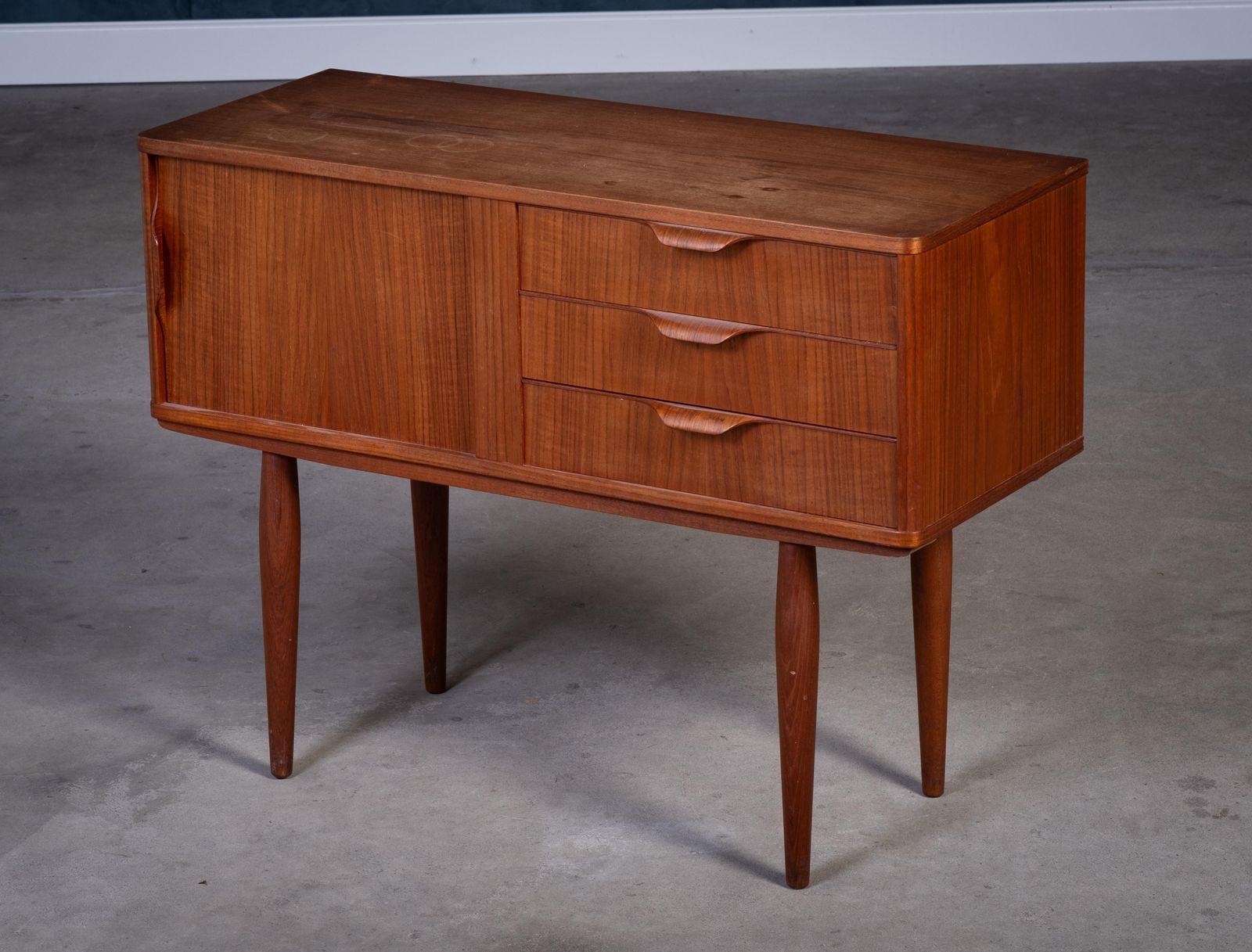 Danish Teak Chest Of Drawers Attributed To Aksel Kjersgaard, 1960s photo for sale