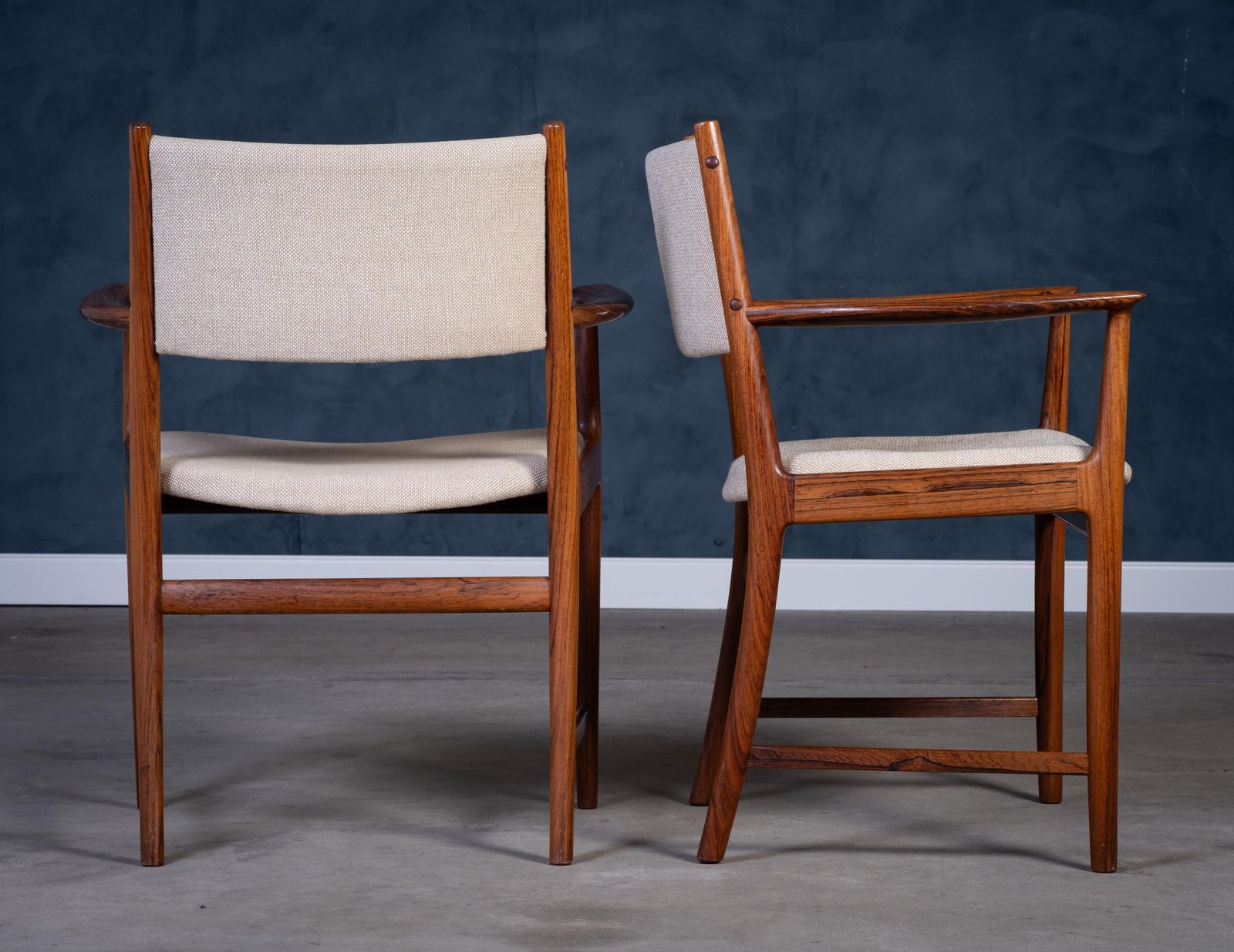 Paar Palissander Fauteuils Van Kai Lyngfelt Larsen Voor Søren Willadsen, Jaren 1960 photo Meubels