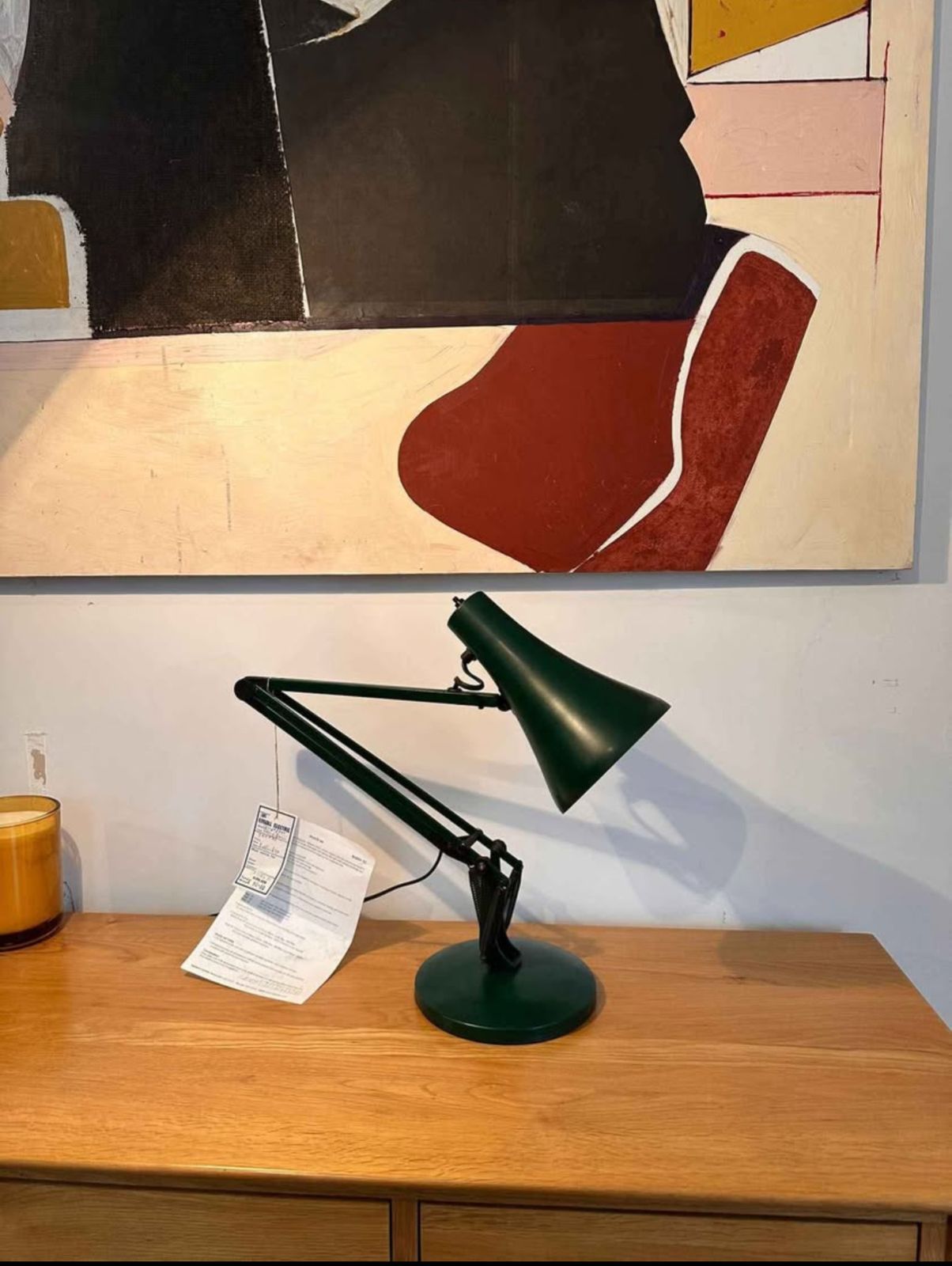 Extra Rare Unused Anglepoise Lamp With Original Receipt   1998   Dark Green   Perfect Condition photo for sale