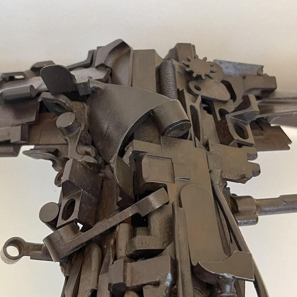 Jacques Dufrane, The Victory Of Samothrace, Sculpture In Welded Steel, 2000 photo 2667.0