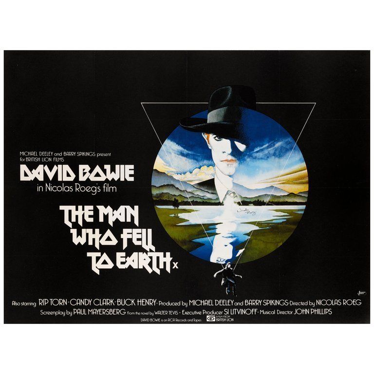 "The Man Who Fell To Earth" Original British Movie Poster