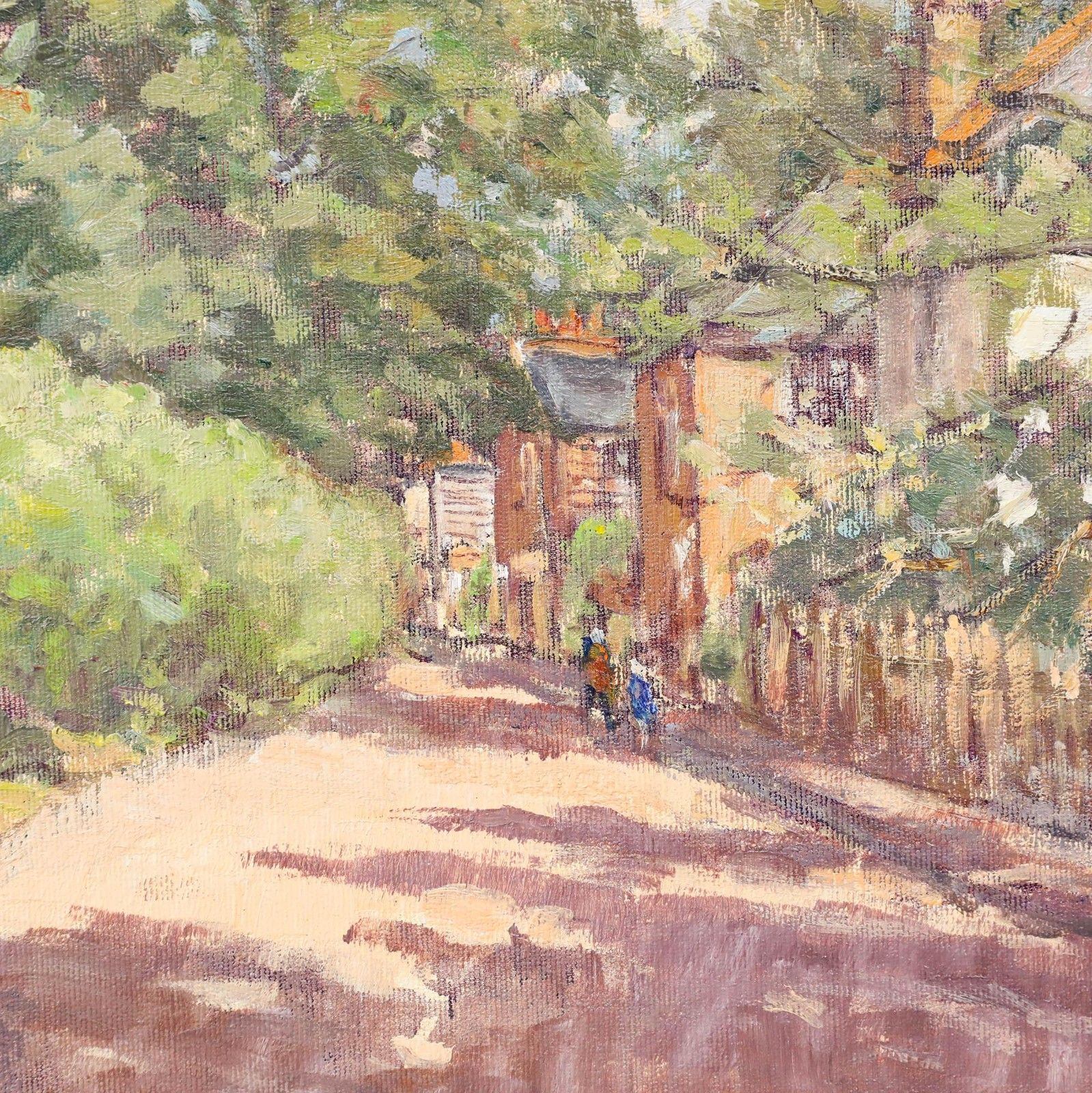 John Chapman Framed Contemporary Oil, Orleans Road, Twickenham photo Art