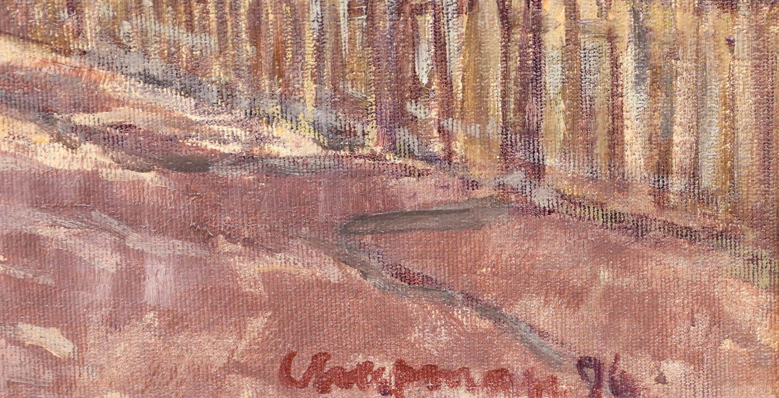 John Chapman Framed Contemporary Oil, Orleans Road, Twickenham photo vinterior