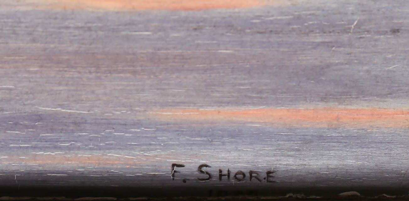 Frederick William John Shore (1844 1916) Oil, West Coast Of Scotland photo buy