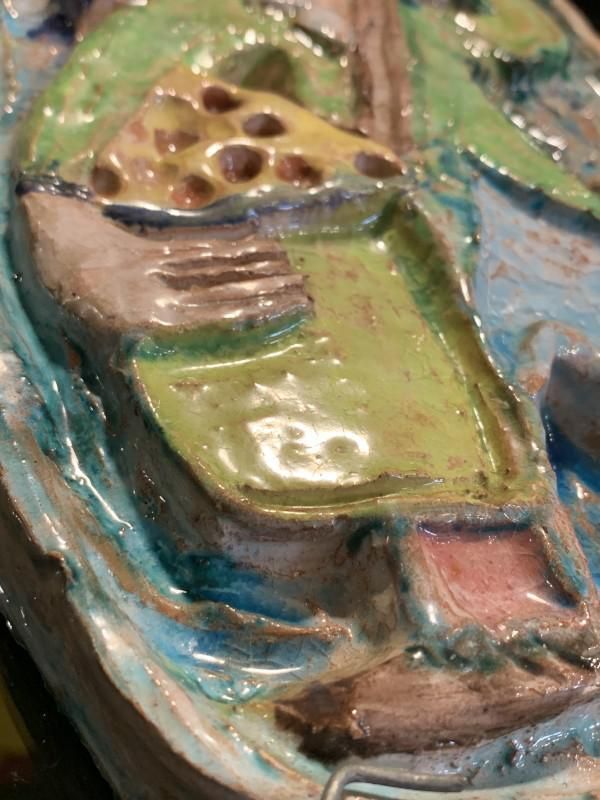 Early Abstract Fauvist Pottery By Giovanni De Simone, Sicily, Italy, 1960s photo vinterior