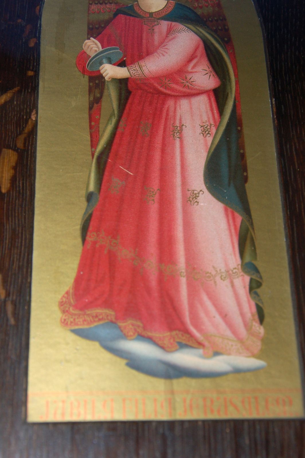 An Antique Fra Angelico Medieval  Angel Icon Print, Framed & Mounted photo Art
